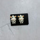 Cow CLIP ON Stud Earring