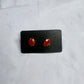 Red Pumpkin Stud Earring