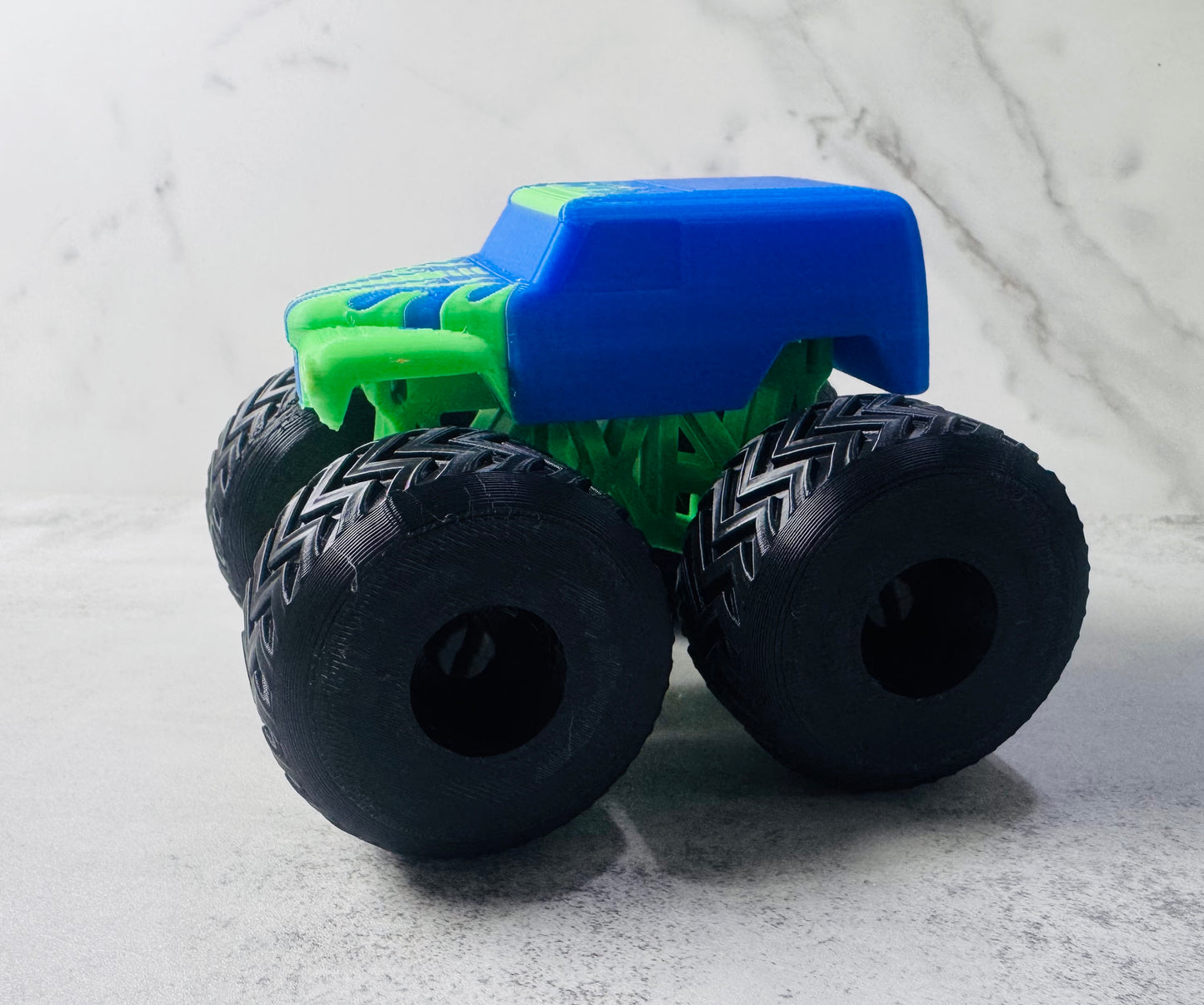 3D Printed Extra Large Monster Truck with Fully Functional Wheels (RTS)