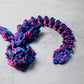 3D Printed Articulated Blue/Purple Koshari Dragon (RTS)