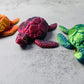 3D Printed Articulated Dual Colored Turtle (RTS)