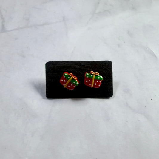 Resin Present Earring