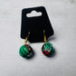 Green Knit Xmas Ornament on Hook Dangle