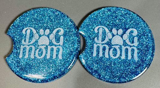 Dog Mom Car Coaster Set