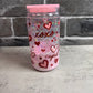 Xoxo Cupid Pink Drip Snowglobe Tumbler