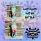 16oz Glass Water Bottle Floral Boots