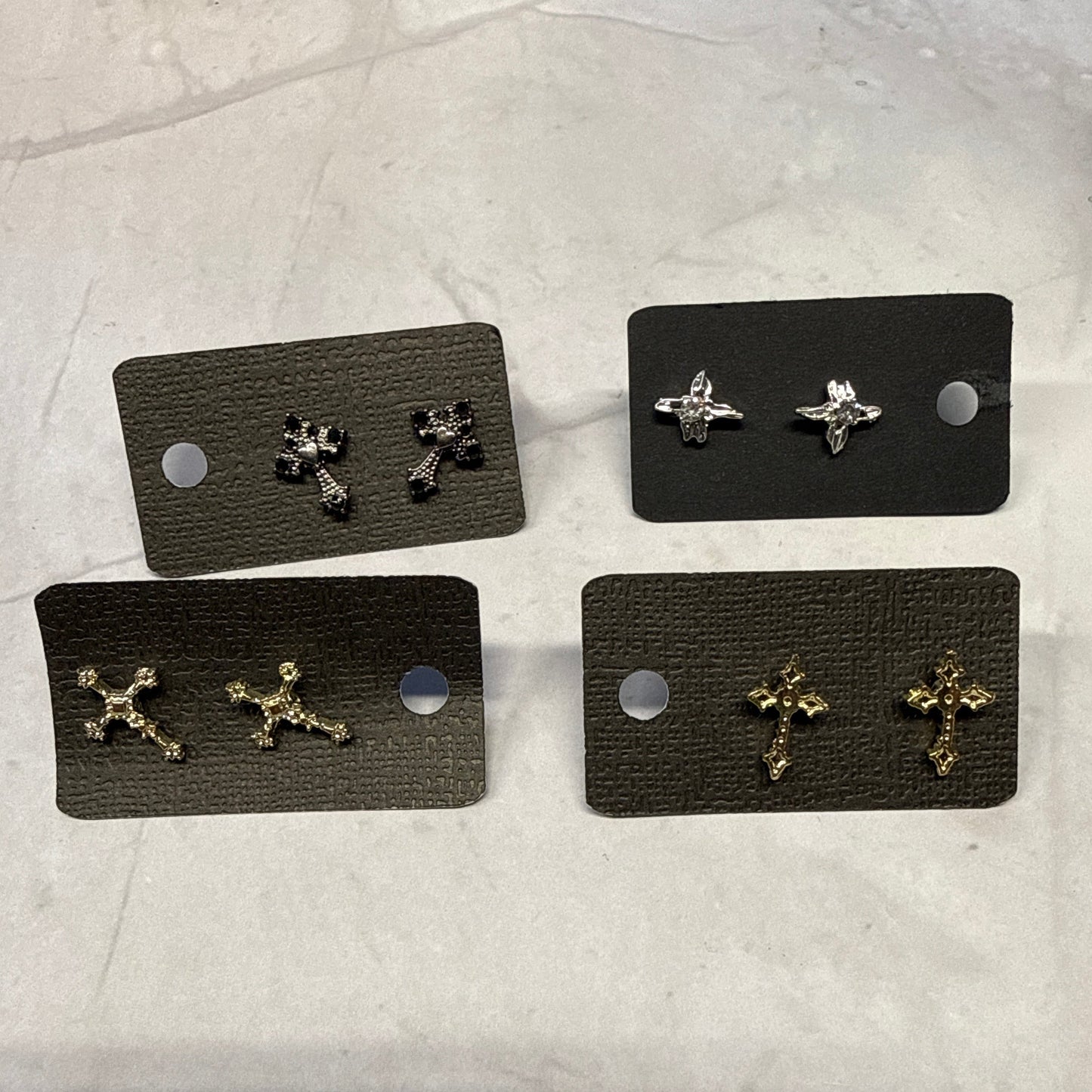 Cross Stud Earrings