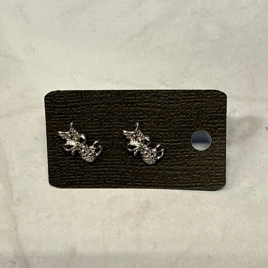 Cat Stud Earring