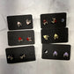Bow Heart Stud Earring