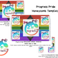 Progress Pride Honeycomb Template
