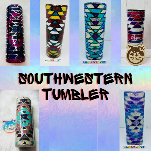 Custom Southwestern Tumbler